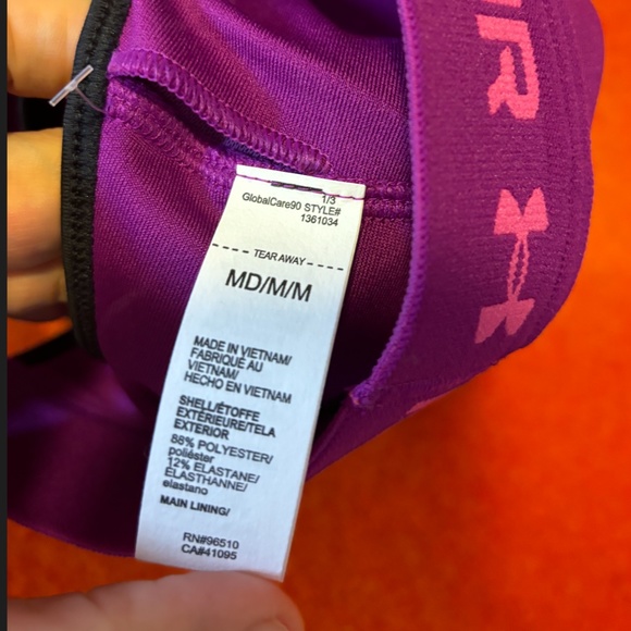 Under Armour crimson criss-cross straps bralette sports bra NWT - Picture 7 of 10